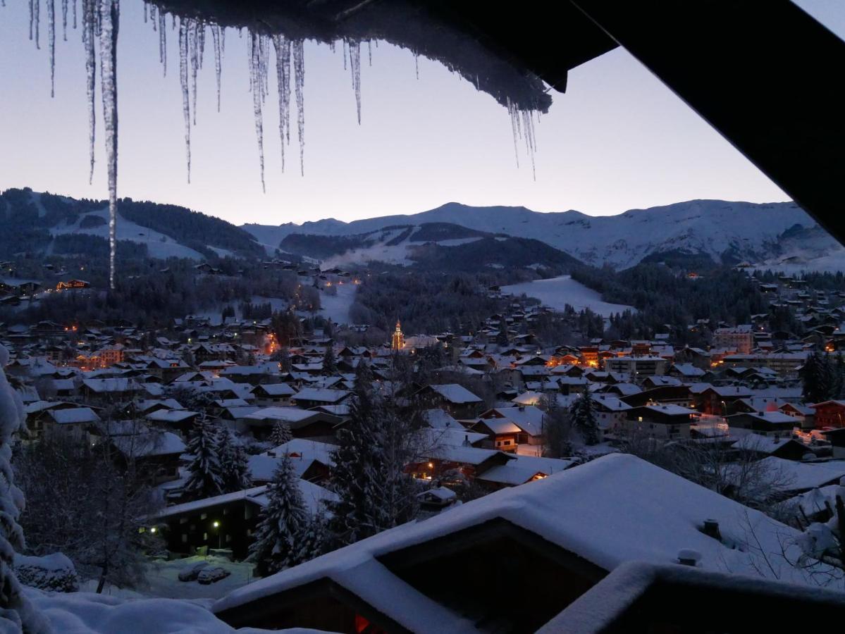 Chalet Horizon Blanc Megeve Exterior photo